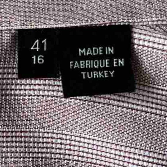 Hugo Boss Men's Regular Fit Pastel Purple Cotton Dress Shirt 41 16 - Picture 4 of 11